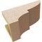 Ekena Millwork 5"W x 10"D x 5"H Wide Ridgewood Rough Cedar Woodgrain TimberThane Corbel, Primed Tan CORUR05X10X05RIDRCPR - alternate 6
